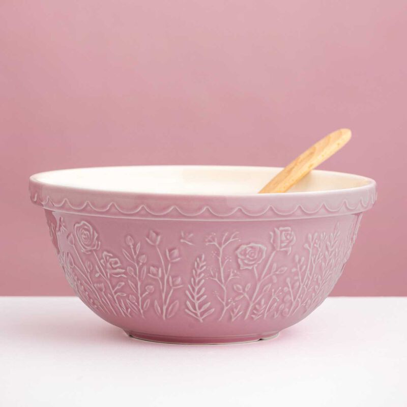 Mason Cash Mixing Bowl In The Meadow 29cm - Rose Pink image number 1